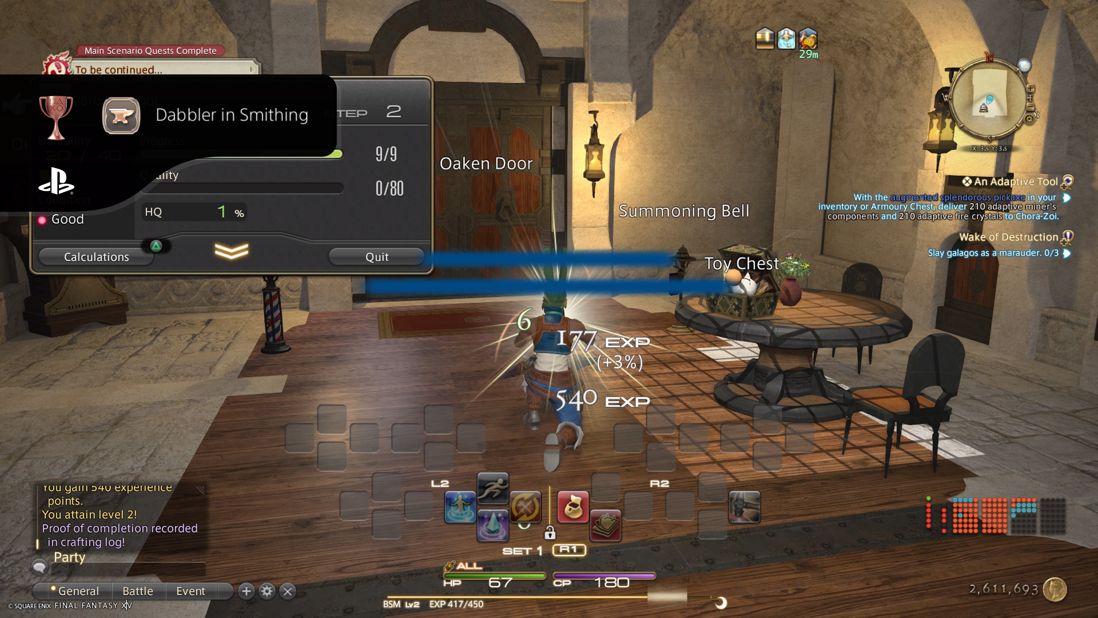Dabbler in Smithing