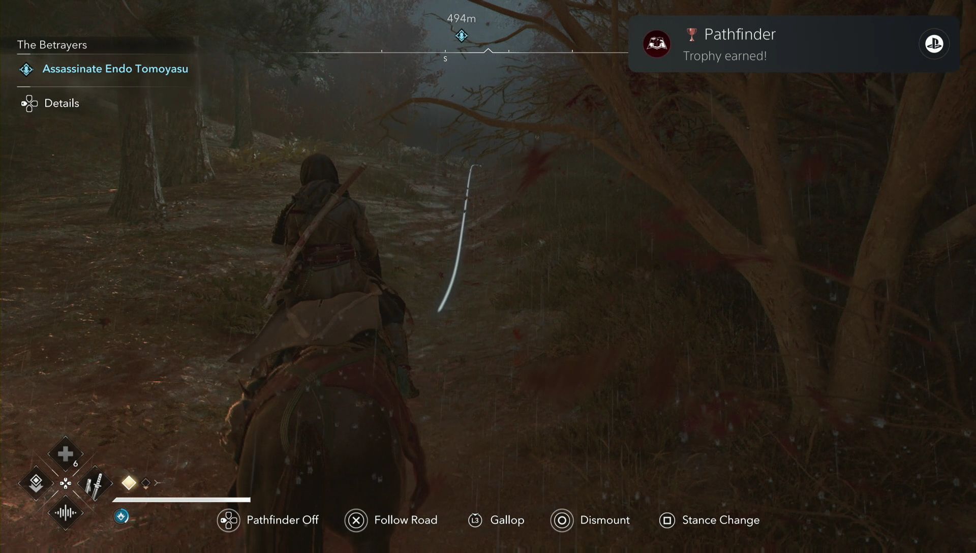 SCM's Bounty of SCM claimed the bounty for Pathfinder in Assassin’s Creed Shadows