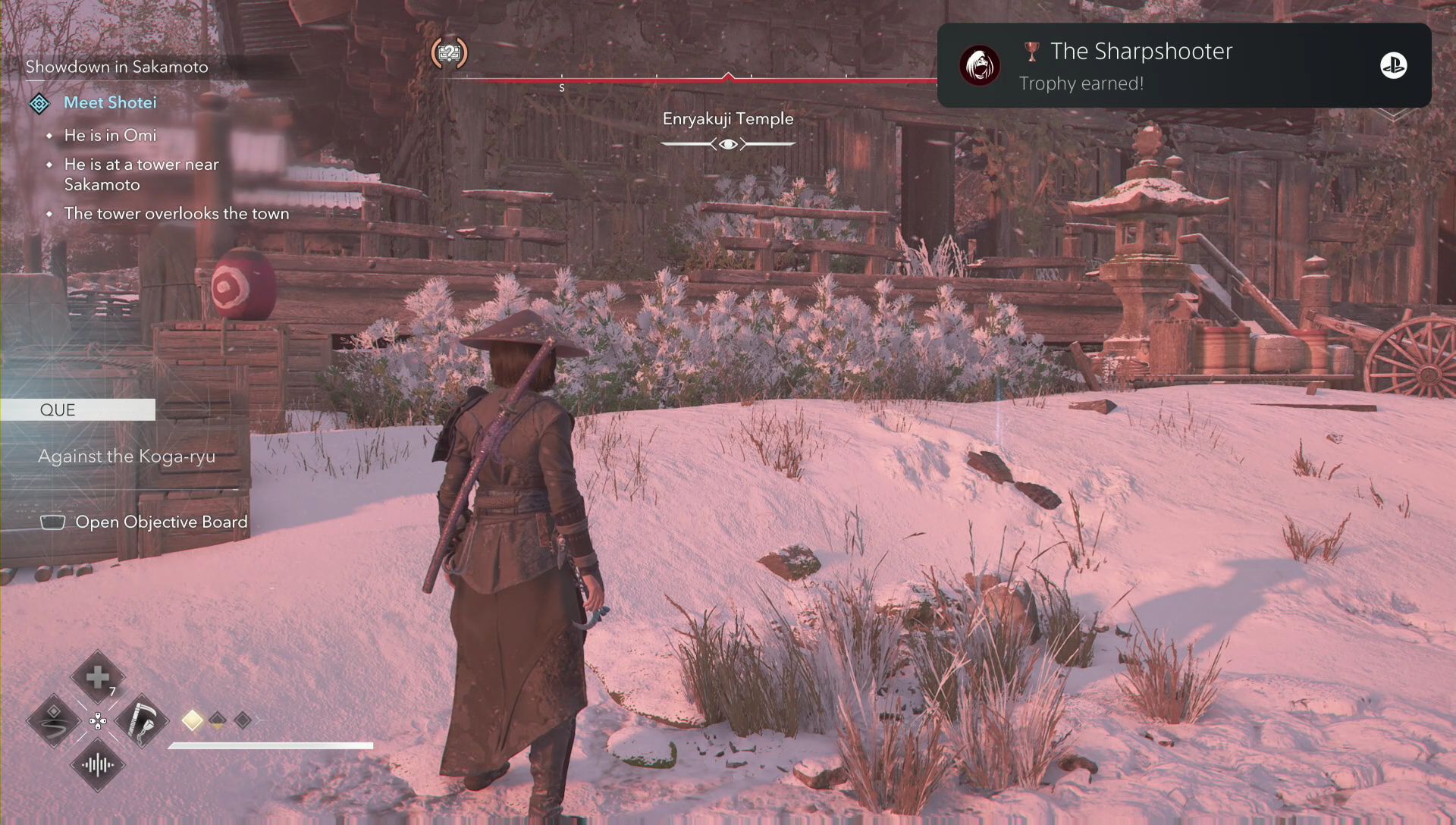 SCM's Bounty of SCM claimed the bounty for The Sharpshooter in Assassin’s Creed Shadows